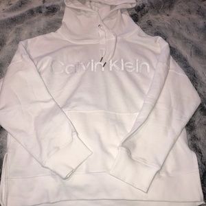 White Calvin Klein Hoodie